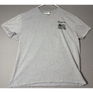 Snap-On Motorcycle Gray Threadfast T-shirt 3XL Live Fast Wrench Hard